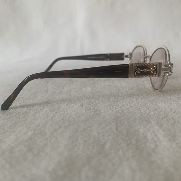 Brighton Vintage Eyeglass Frame SG498-135 Brown Handmade - Picture 5 of 16